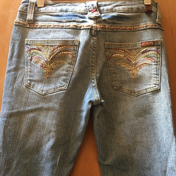 Jeweled Denim Jeans - Picture 2 of 4